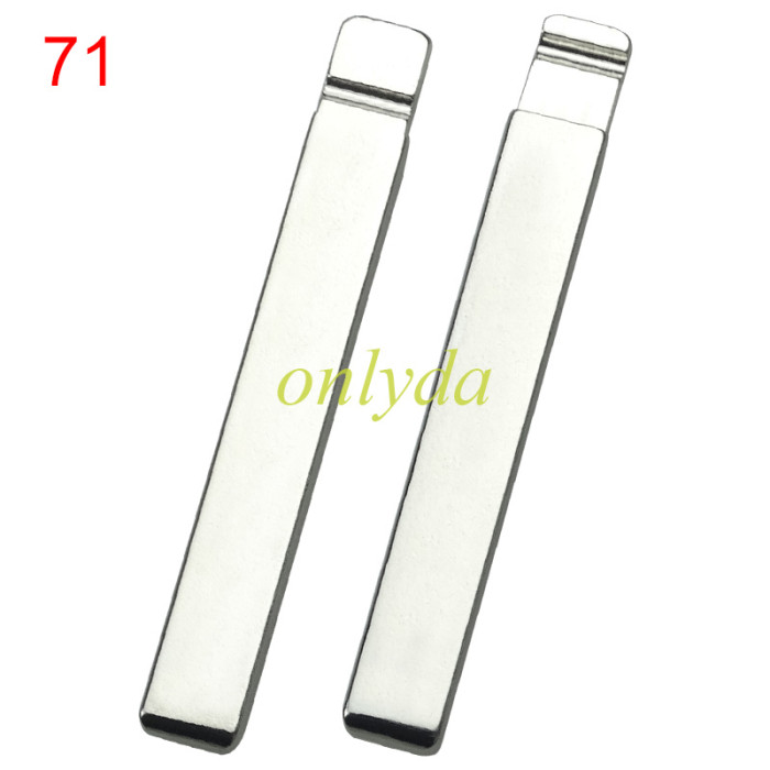 Opel , Buick, Chevrolet key blade HU100