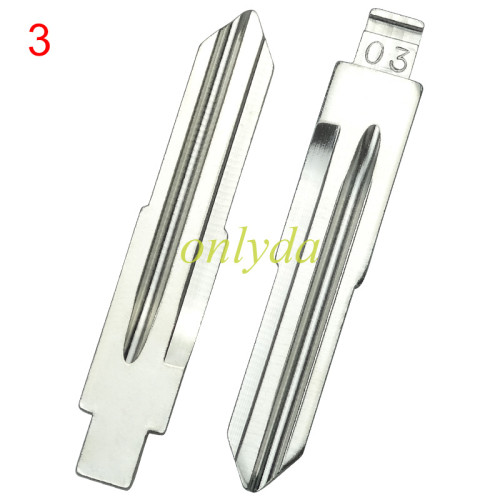key blade for opel,buick,chevrolet right blade