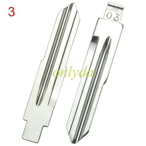 key blade for opel,buick,chevrolet right blade