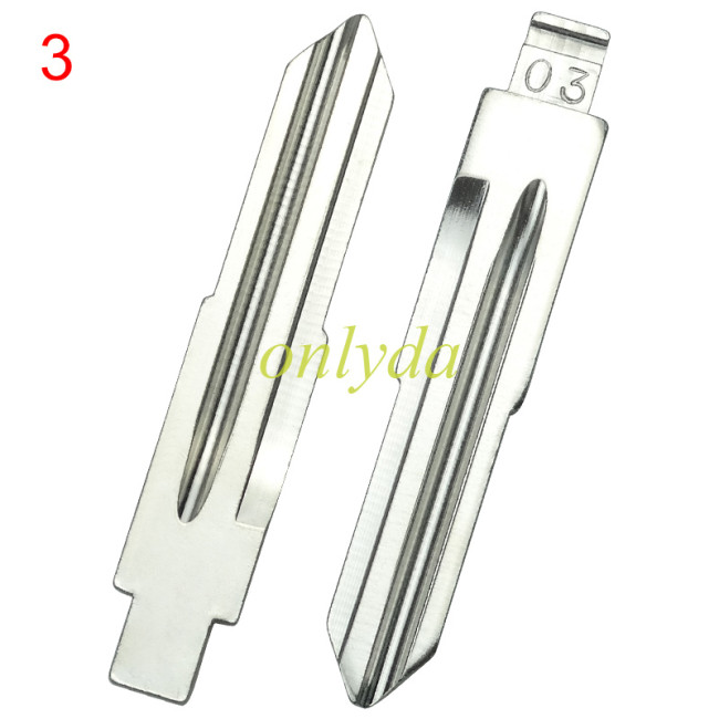key blade for opel,buick,chevrolet right blade
