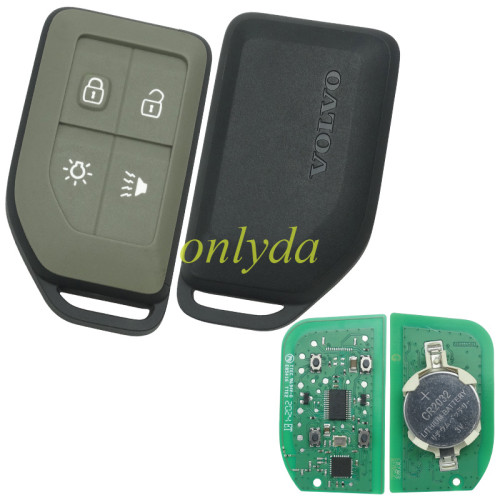For OEM Volvo 4 button remote key with 433mhz 22701076-P03  900559/1R16    20520292  FADM2S11KVA
