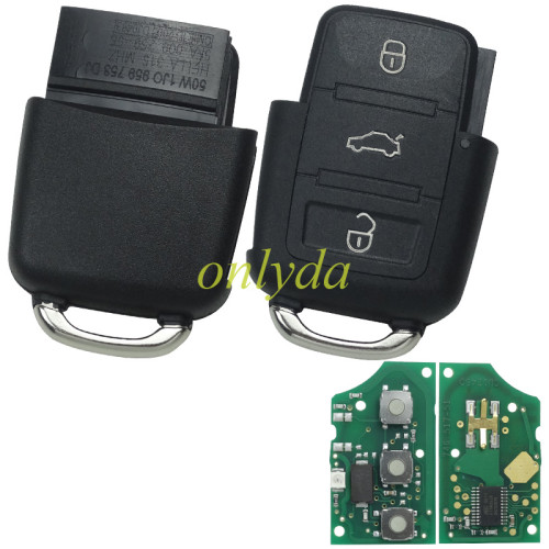 For VW 3 Button remote control 1K0 959 753 N