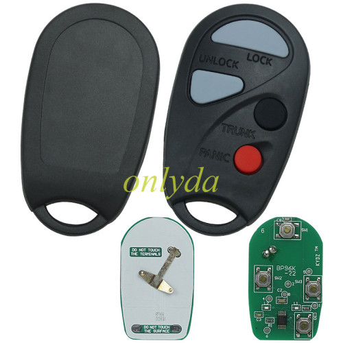 For Nissan A33 car remote  key With 315Mhz （the remote is different from the Sunny car)
