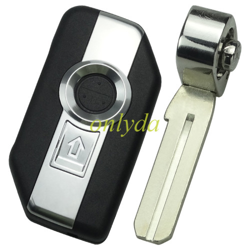 For BMW motorcycle 1 button flip remote key blank
