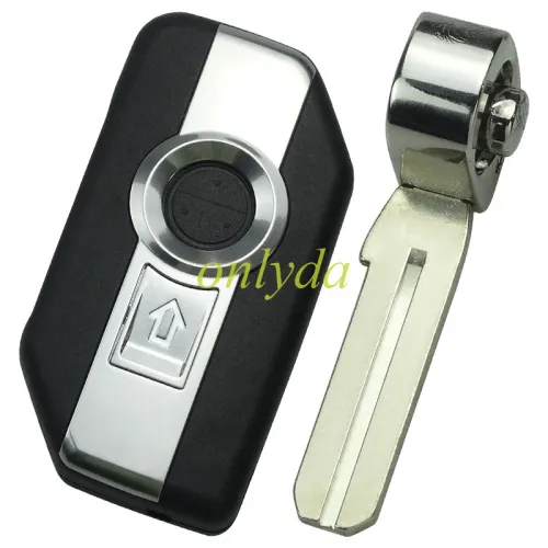 For BMW motorcycle 1 button flip remote key blank