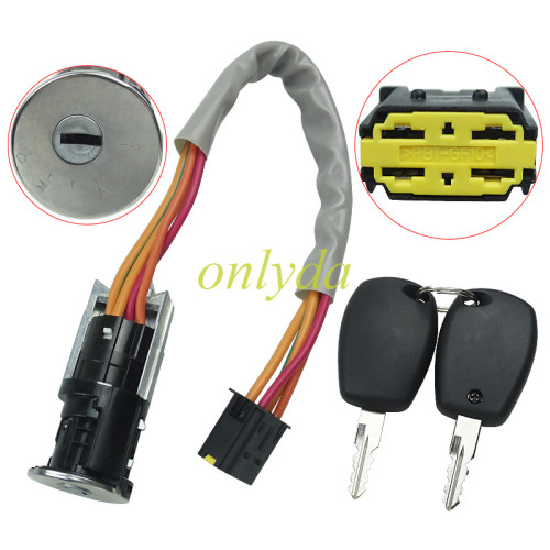 For RENAULT DACIA Ignition lock  487004353R 90506887 806014108R