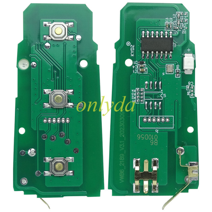 KYDZ brand for VW Magotan 3  button remote key with ID48 chip-434mhz before 2010