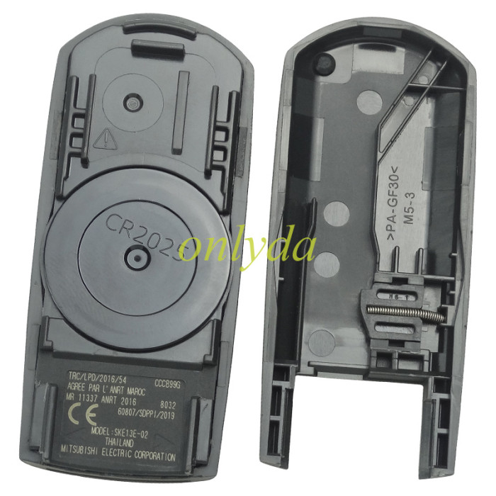 Original 2018+Mazda 2 button keyless Smart remote  key with 434mhz with HITAG pro ID49 chip for Axela Aterza CX4 CX5 Model: SKE13E-02