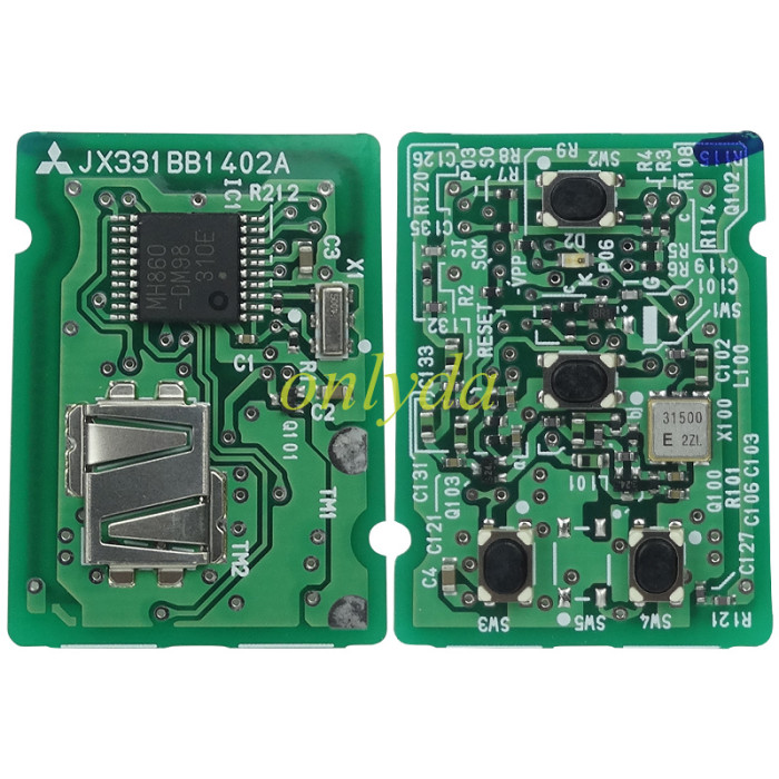 OEM Mazda 4 BUTTON   MITSUBISHI ELECTROIC  with Side slide door button  FCC ID : BGBX1T478SKE12501 315MHz  MODEL: SKE125-01 (Pls choose button )