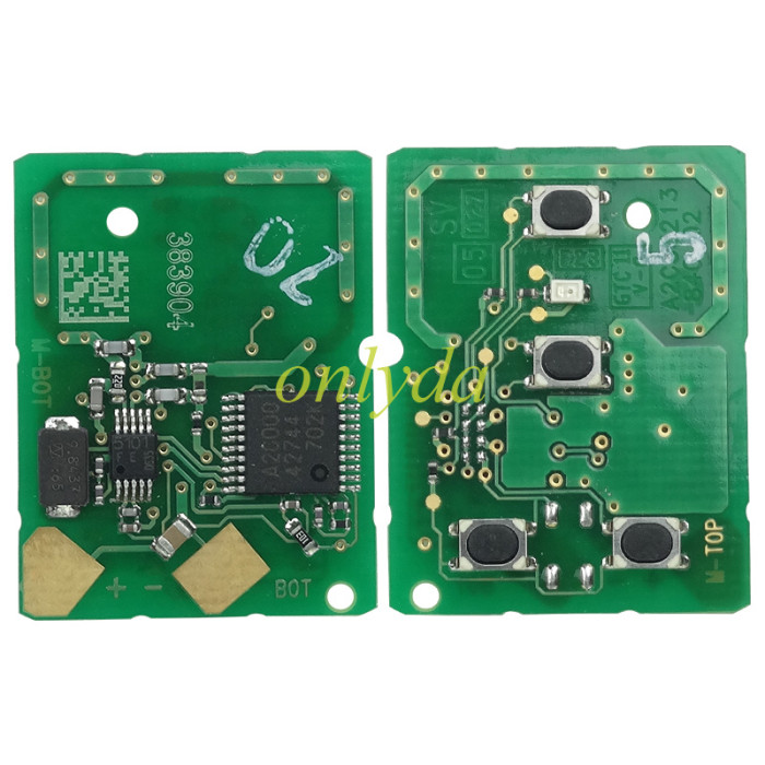 OEM Mazda 4 BUTTON   MITSUBISHI ELECTROIC  with Side slide door button  FCC ID : BGBX1T478SKE12501 315MHz  MODEL: SKE125-01