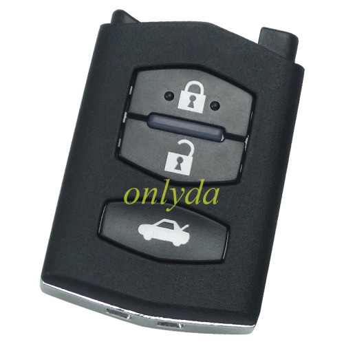 original Mazda 2 series,3 button remote key with 433mhz CCAE08LP066OTO CCAE08LP066AT2 RLVSI5W07-1085 IC:267T 5WK43449D 5WK43449E   CMII ID:2008DJ1984MR3128ANRT2006  FCCID:KR55WK43451 CETS/XXX/XXX/X