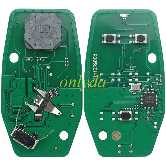 made in China  for 2015-2020 Alfa Romeo Giulia Stelvio Smart key/3 button/  FCC ID: KR5ALFA434 /433MHz P/N: A2C97634900/ 4A chip