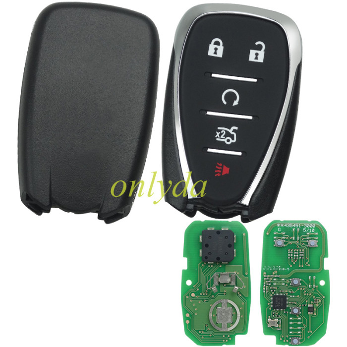 OEM  KEY For 2021-2023 Chevrolet  Smart key with 5 button  proximity Malibu  CAMARO 433MHZ  fcc ID : HYQ4ES  PN: 13522891