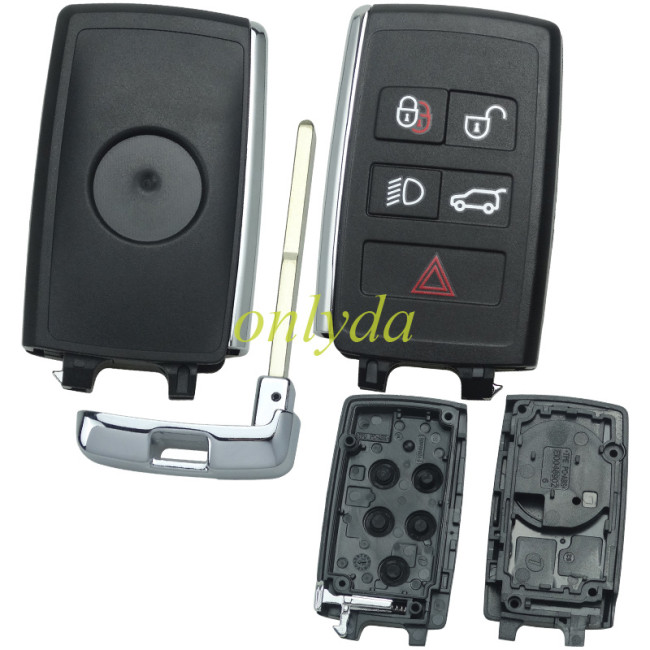 For LandRover replacement shell  for original 5 button remote key [round badge]
