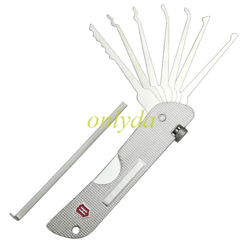 HAOSHI 7 in 1 Folding Locksmith Tool Set