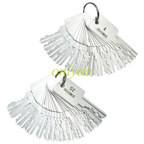 SOWOYOO 48-in-1 master key set Used for padlock repair