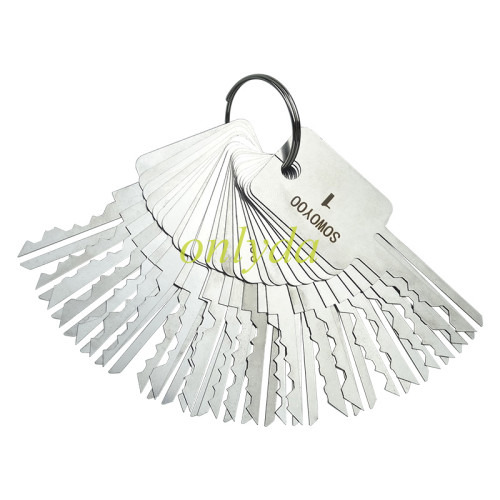 SOWOYOO 48-in-1 master key set Used for padlock repair