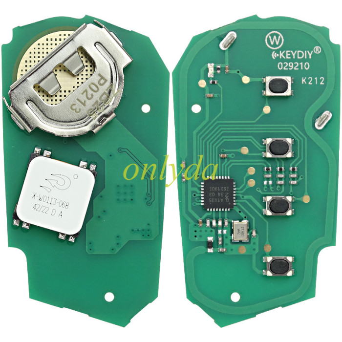 KEYDIY Remote key 4  button ZB25-4smart key for  KDX2 and KD MAX