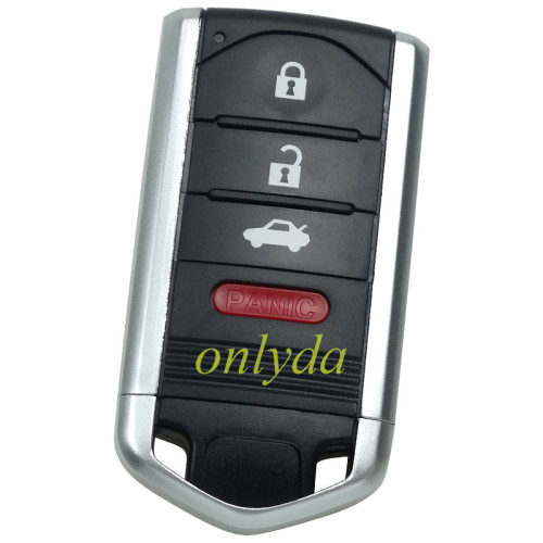 For 3+1button remote Key Shell without blade