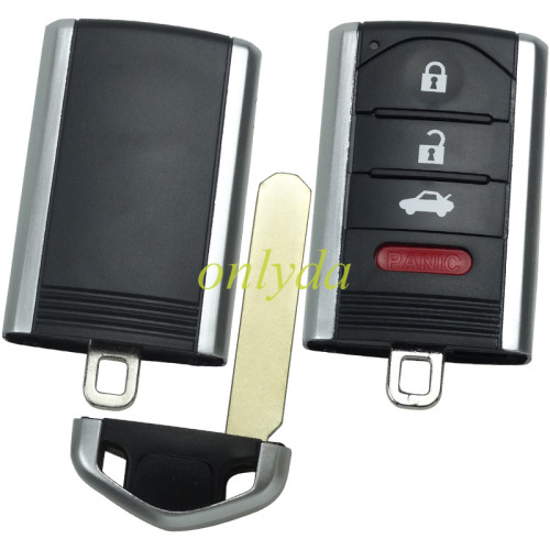 For 3+1button remote Key Shell without blade