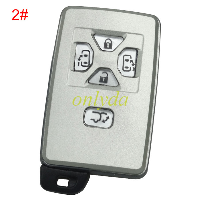 KEYDIY TDB05-4 TDB05-5 KD Smart Key Universal Remote Control With Toyota 4D chip ,please choose the key shell