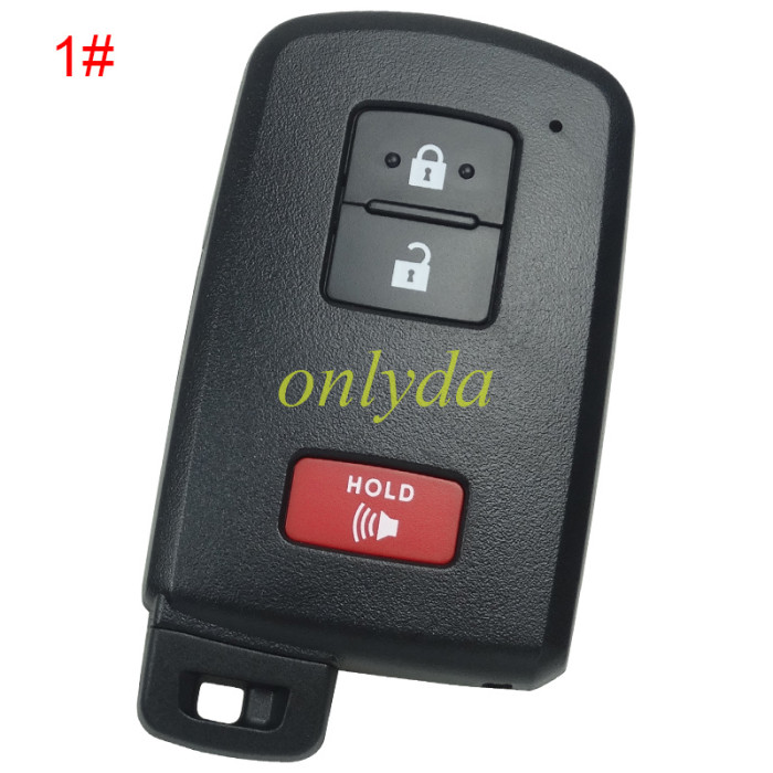 KEYDIY TB06-2+1 TB06-3 TB06-4 KD Smart Key Universal Remote Control With 8A/Toyota H chip ,please choose the key shell