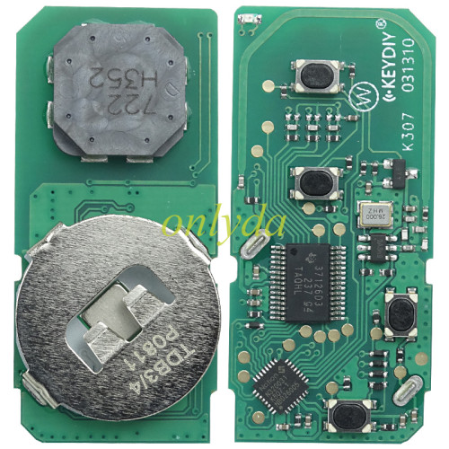 KEYDIY TDB03-3 TDB03-4 TDB03-3 TDB03-4  KD Smart Key Universal Remote Control With Toyota 4D chip ,please choose the key shell