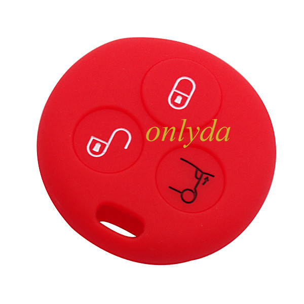 Benz Smart 3  button silicon case (Black,Blue ,Red. Please choose the color)