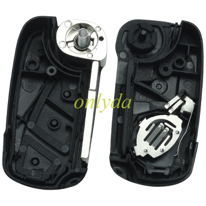 For Ford 3 button remote key blank with SIP22 blade for Ford KA 2008-2016