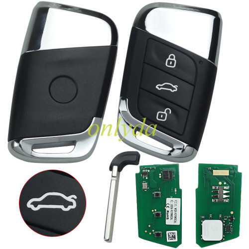 AUTEL MAXIIM IKEY Standard Style IKEYVW003AL 3 Buttons Independent Smart Key (Remote Start/ Left Door/ Right Door)