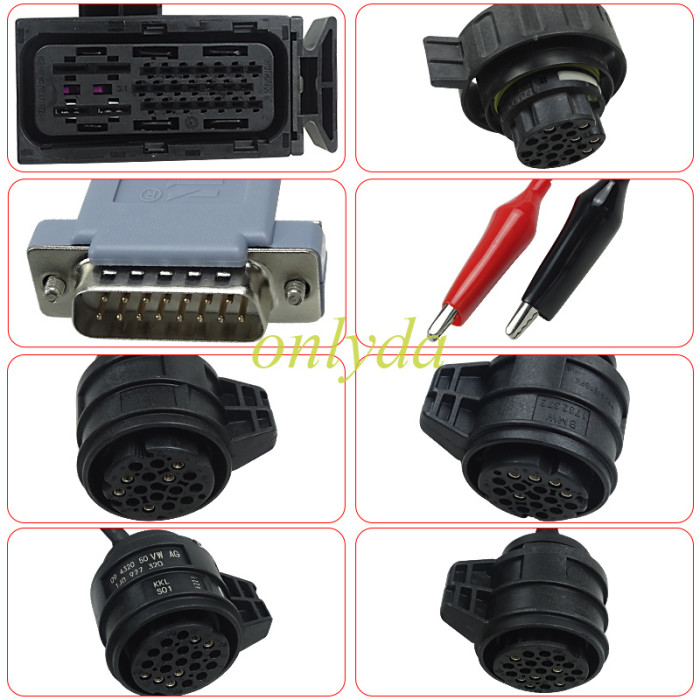 2023 For VAG for VW Gearbox Adapter cables Read and Write work with ECU FLASH for DQ250 DQ200 VL381 VL300 DQ500 DL501