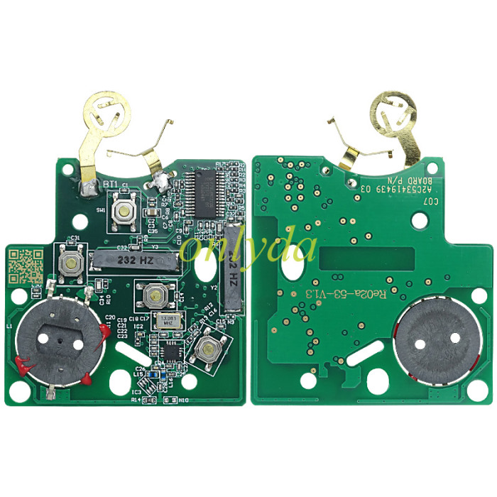 High quality For Renault Clio IV keyless 4 button Remote, Chip pcf7953 / HITAG AES / 4A, Used  for car after 2013 year,