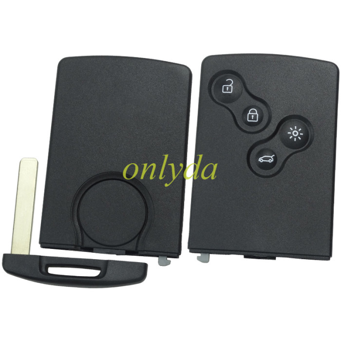 For Renault Megane III 4 button  keyless remote key, pcf 7952 ,434mhz