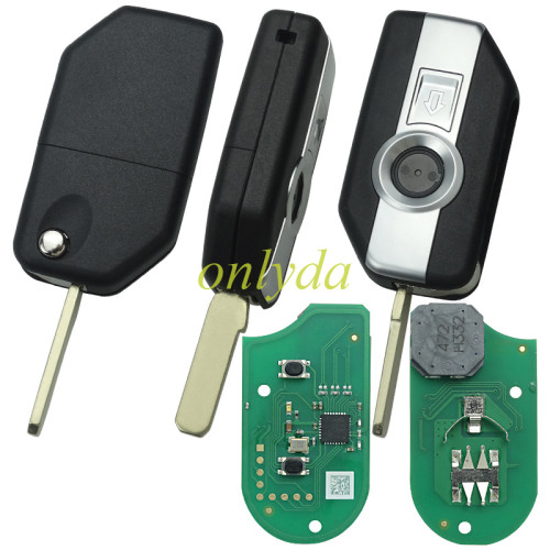 Xhoese XM38 BMW Motorcycle smart key with 8A chip 2 button model is XSBMM0GL.Programer by 900Pro Diagnostic Scanner Smart Key Programmer