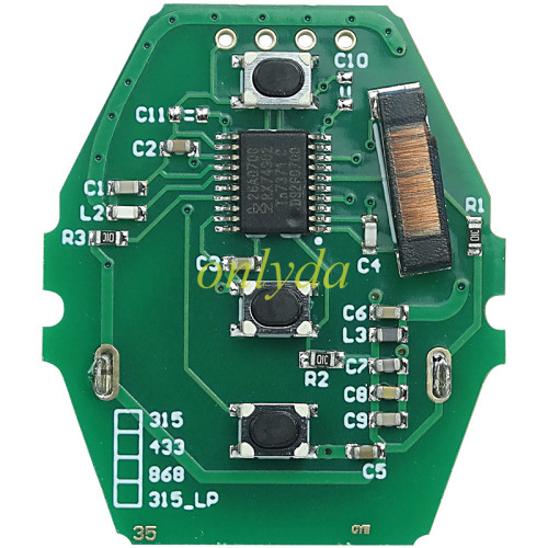 For BMW 5 Series CAS2 systerm remote3 button 315mhz/ 315-LPmhz/ 434MHZ /868mhz electric 46 chip(please choose the frequency)