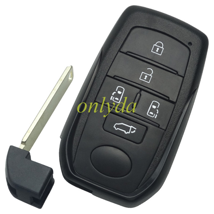 Xhorse toyota Toy.T Smart key XSTO20EN 5 button ,0780/5380/0120 together