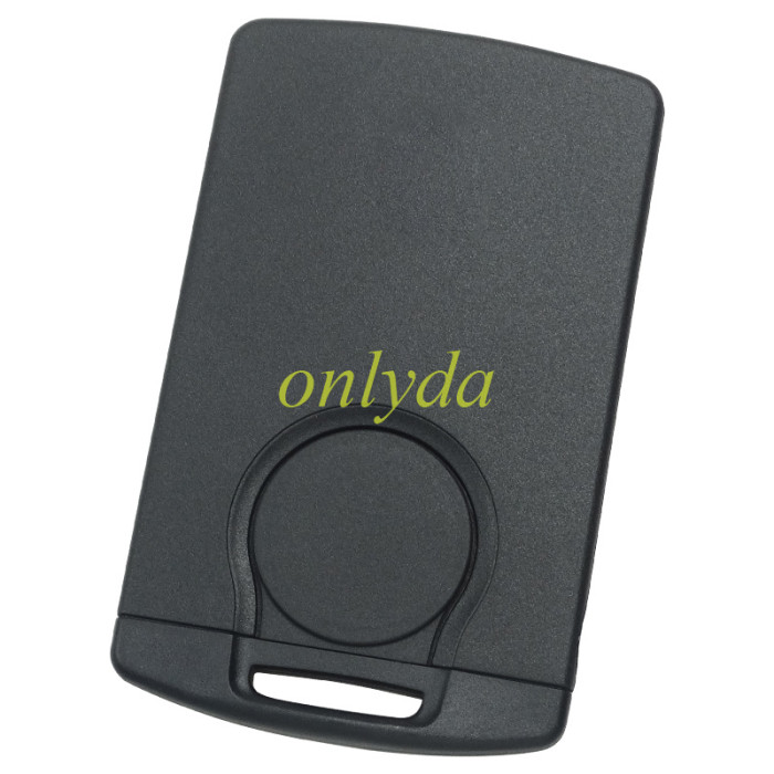 For Renault 4 button remote key blank with blade with Badge（ Buckle key case, no glue required）