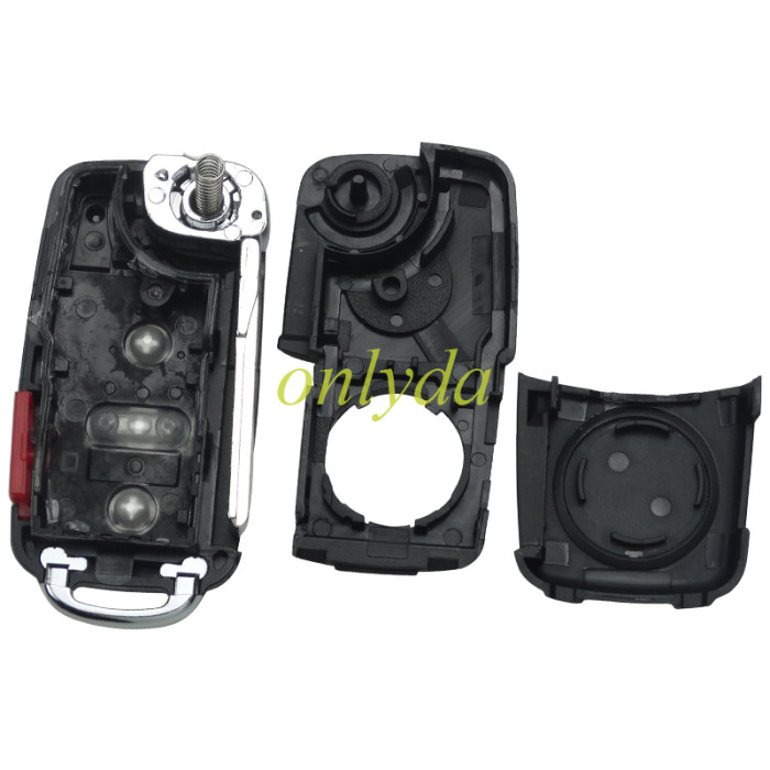 KYDZ Brand VW 3+1 button remote key  315MHz ASK ID48 CHIP Model Number is 5KO 959 753AH/5KO-837-202AK FCC ID: NBG010206T P/N: 5K0837202AK made in China