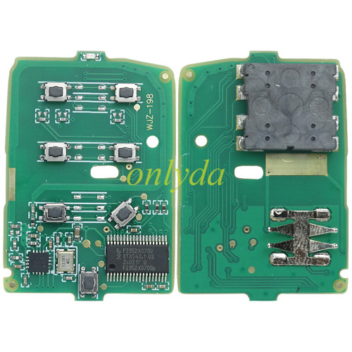 For Honda Odyssey 6+1 button Remote key 47 chip 433MHz 72147-THR-A61 FCC: KR5T4X 2019-2022 HONDA ODYSSEY
