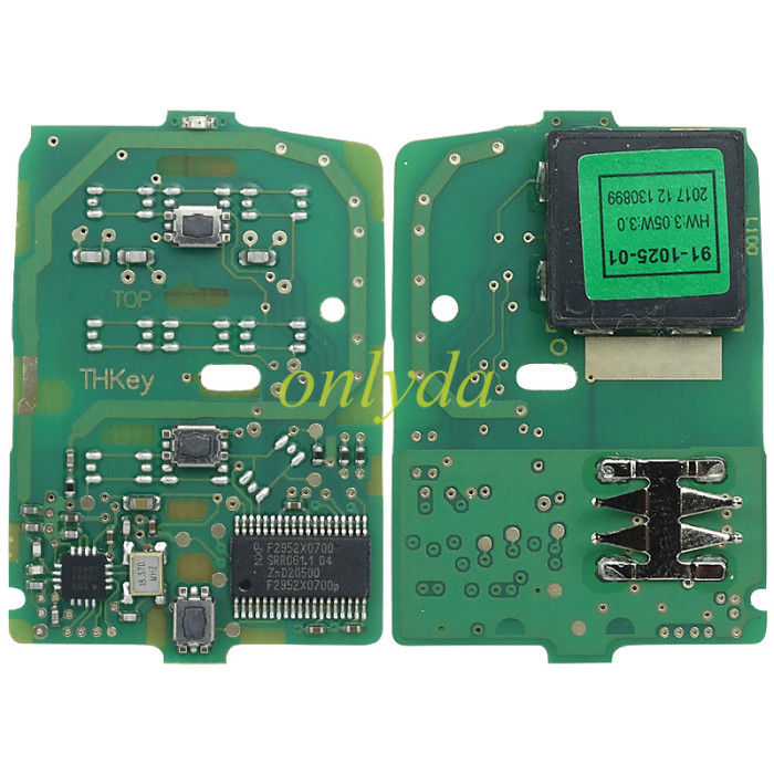 HR-V Fit 2+1 button Remote Control key 47 Chip 313.8MHz  FCC ID:KR5V1X A2C80084900, for Honda Fit 2015-2017for Honda HR-V 2016