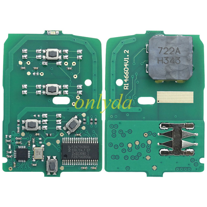 Civic 5 button  Smart Remote Key 433MHz ID47  FCCID: KR5V2X