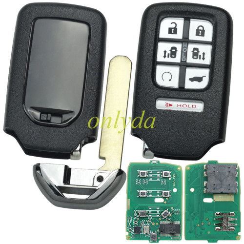 For Honda Odyssey 6+1 button Remote key 47 chip 433MHz 72147-THR-A61 FCC: KR5T4X 2019-2022 HONDA ODYSSEY