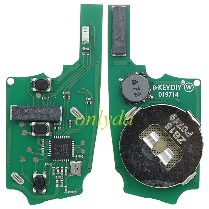 KEYDIY Remote key 3 button ZB15-3 smart key for KD-X2 and KD MAX