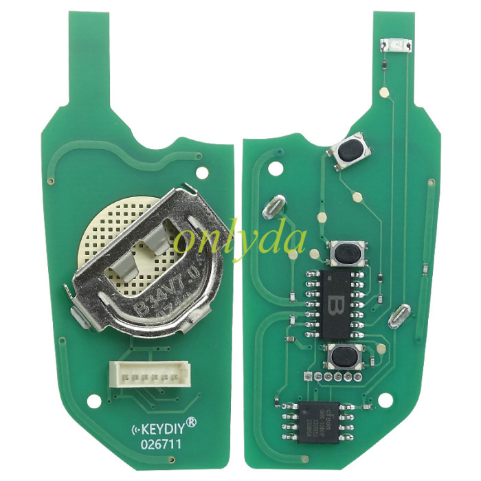 KEYDIY  Remote 3 button new B34 for KDX2 and KD MAX