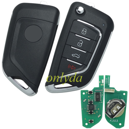 KEYDIY Remote key 3+1 button B21 for KD300 and KD900 to produce any model remote