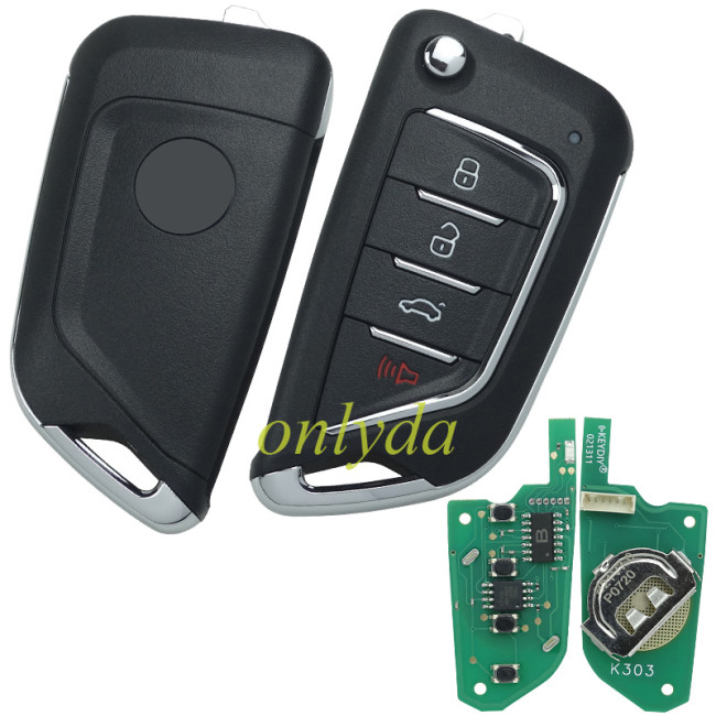KEYDIY Remote key 3+1 button B21 for KD300 and KD900 to produce any model remote
