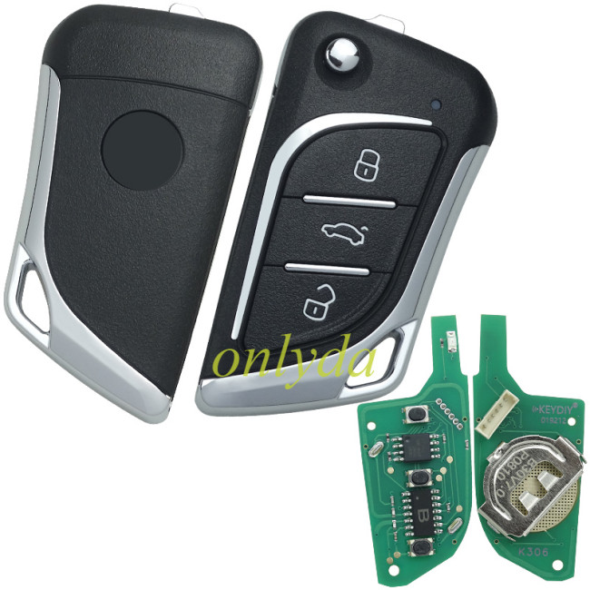 3 button remote key B30-3 for KD300 and KD900 and URG200 to produce any model remote