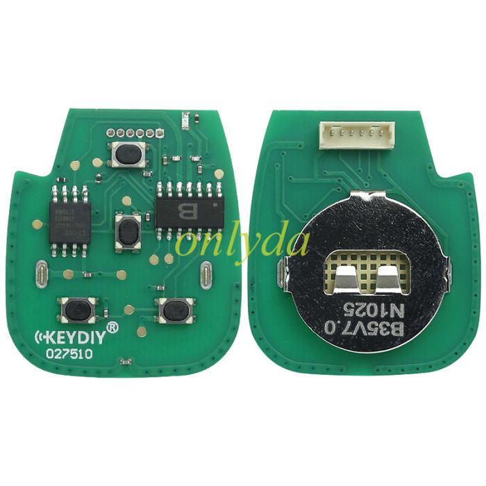 KEYDIY  Remote 4 button new B35-4 for KDX2 and KD MAX