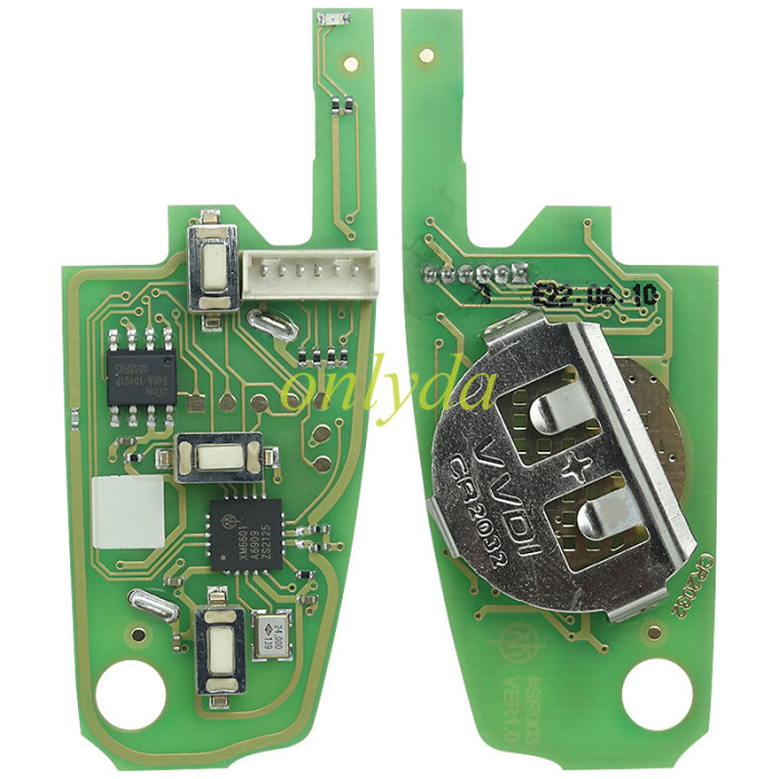 For Xhorse VVDI  Remote Key A6L Q7 Type 3 button Universal Remote Key  XKA600EN