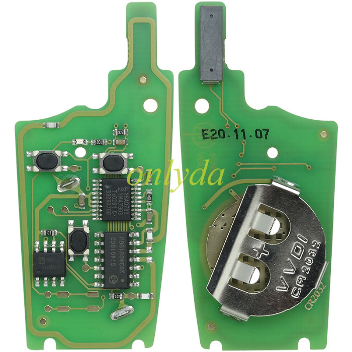 Xhorse XNAU01EN Wireless Universal Flip Remote Key for Audi Style